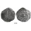Image 1 : Lima, Peru, cob 4 reales, 1659(V), "Star of Lima," extremely rare.