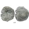 Image 1 : Brazil, 600 reis ("600" countermark of 1663 on a Potosi, Bolivia, cob 8 reales, 1653E), rare.