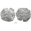 Image 1 : Potosi, Bolivia, cob 8 reales, 1664E.