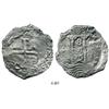 Image 1 : Potosi, Bolivia, cob 8 reales, 1675E.