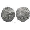 Image 1 : Potosi, Bolivia, cob 8 reales, 1676E.