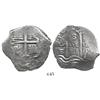 Image 1 : Potosi, Bolivia, cob 8 reales, 1677E.