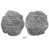 Image 1 : Potosi, Bolivia, cob 8 reales, 1677E.