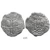 Image 1 : Potosi, Bolivia, cob 8 reales, 1678E.