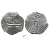 Image 1 : Potosi, Bolivia, cob 8 reales, 1679V.
