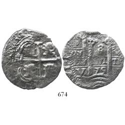 Potosi, Bolivia, cob 8 reales, 1679V.