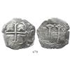 Image 1 : Potosi, Bolivia, cob 8 reales, 1680V.