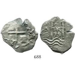 Potosi, Bolivia, cob 4 reales, 1679C.