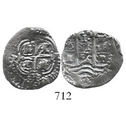 Potosi, Bolivia, cob 1 real, 1656E.