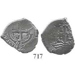 Potosi, Bolivia, cob 1 real, 1661E.