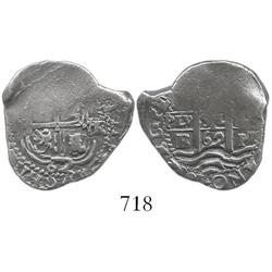 Potosi, Bolivia, cob 1 real, 1662E.