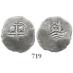 Potosi, Bolivia, cob 1 real, 1663E.