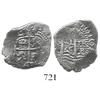 Image 1 : Potosi, Bolivia, cob 1 real, 1665E.