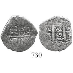Potosi, Bolivia, cob 1 real, 1669E.