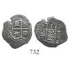 Image 1 : Potosi, Bolivia, cob 1 real, 1670E.