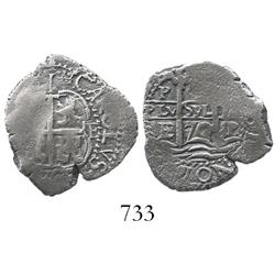 Potosi, Bolivia, cob 1 real, 1670E.