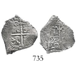 Potosi, Bolivia, cob 1 real, 1670E.