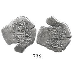 Potosi, Bolivia, cob 1 real, 1670E.