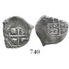 Image 1 : Potosi, Bolivia, cob 1 real, 1673/2E, rare.
