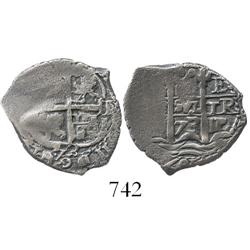 Potosi, Bolivia, cob 1 real, 1673E.