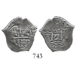 Potosi, Bolivia, cob 1 real, 1673E.