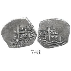 Potosi, Bolivia, cob 1 real, 1678E.