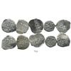 Image 1 : Lot of 5 Potosi, Bolivia, pillars-and-waves cob 1R, Philip IV and/or Charles II, all dated (1650s-16