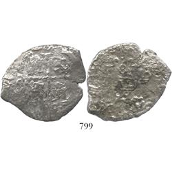 Potosi, Bolivia, cob 8 reales, 1699F.