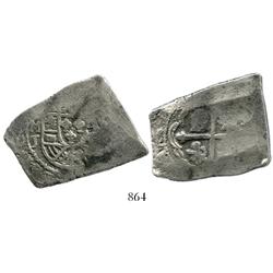 Mexico City, Mexico, cob 8 reales, Philip V, assayer J.