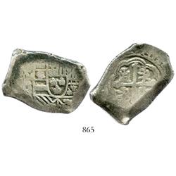 Mexico City, Mexico, cob 8 reales, Philip V, assayer J.