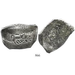 Mexico City, Mexico, cob 8 reales, Philip V, assayer J.