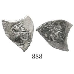 Mexico City, Mexico, cob 1 real, (170)6/4, assayer not visible, unique (unlisted) overdate.