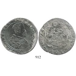 Flanders, Spanish Netherlands, portrait half ducatoon, Philip IV, 1665, very rare.