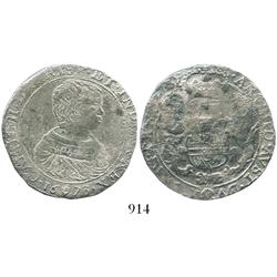 Brabant, Spanish Netherlands (Antwerp mint), portrait half ducatoon, Charles II, 1673, very rare.