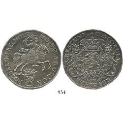 Holland, United Netherlands, "rider" ducatoon, 1734, choice.