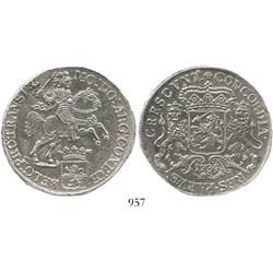 Overijssel, United Netherlands, "rider" ducatoon, 1734, choice.