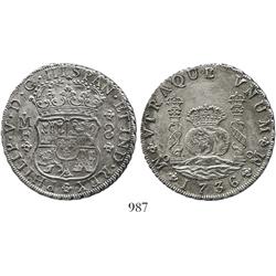 Mexico City, Mexico, pillar 8 reales, Philip V, 1736MF.