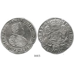 Brabant, Spanish Netherlands (Antwerp mint), portrait ducatoon, Philip IV, 1649, choice.