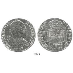 Mexico City, Mexico, bust 8 reales, Charles III, 1783FF.