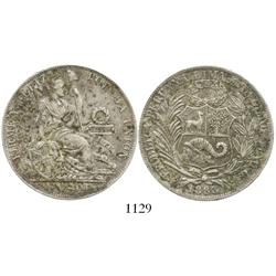 Lima, Peru, 1 sol, 1888TF.