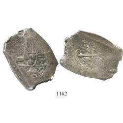 Mexico City, Mexico, cob 8 reales, Philip V, assayer not visible.