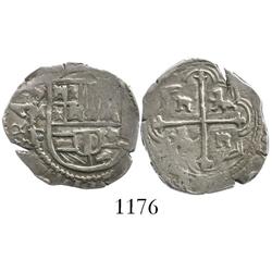 Mexico City, Mexico, cob 1 real, Philip III, assayer F.