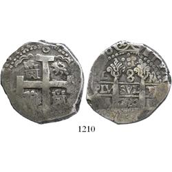Lima, Peru, cob 8 reales, 1720M.