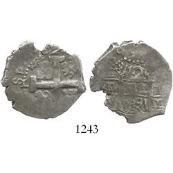 Lima, Peru, cob 2 reales, 1739V.