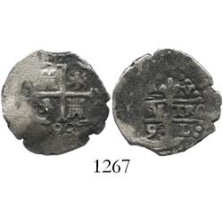 Lima, Peru, cob 1 real, 1693V.