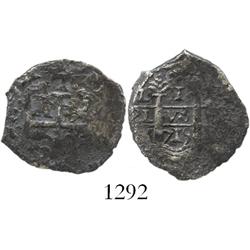 Lima, Peru, cob 1 real, 1715M.