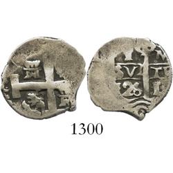 Lima, Peru, cob 1 real, 1726M.