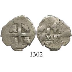 Lima, Peru, cob 1 real, 1727M.