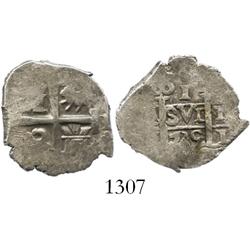 Lima, Peru, cob 1 real, 1735N.