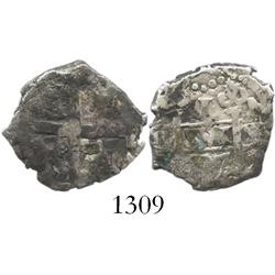 Lima, Peru, cob 1 real, 1737N.